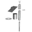 JEREMIAS ECO SAUNAN PIIPPUPAKETTI 2500mm / ø 115mm RST - Savupiiput - 6681 - 2