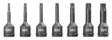MAKITA VOIMAHYLSYSARJA E-23628 IMPACT BLACK 1/2" T30-T70, 7-osaa - Mutterinvääntimet - 8991 - 2