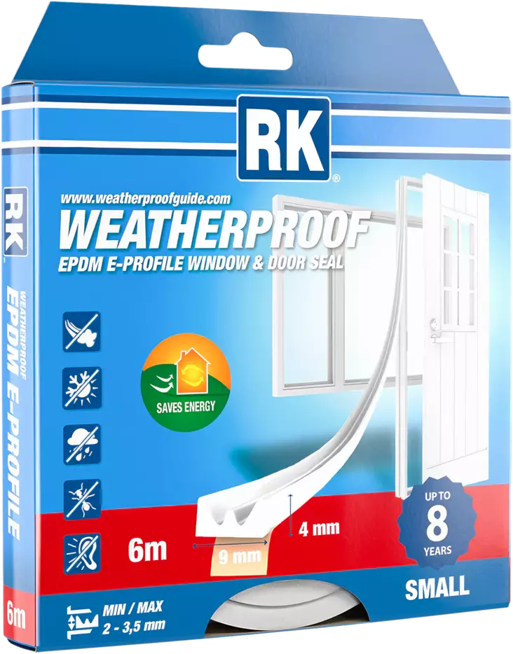 IKKUNA- JA OVITIIVISTE E 6M VALKOINEN - Ikkuna- ja ovitiivisteet - 1562 - 1