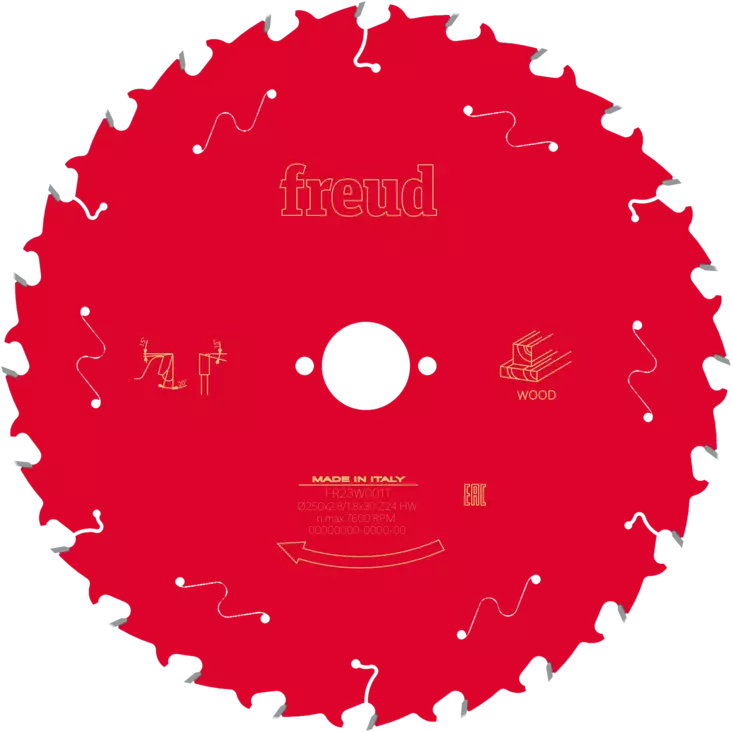 KOVAMETALLITERÄ 250X2,8X30 CFT20025 Z24 - Pyörösahanterät - 4082 - 1