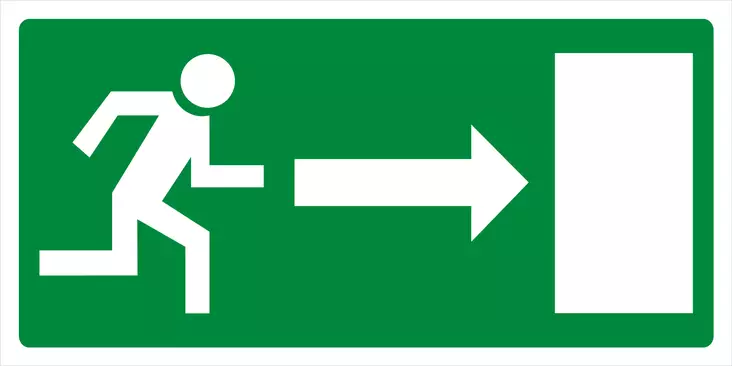 OPASTE JV 300X150 POISTUMISTIE NUOLI OIKEA,MUOVI - Kilvet, opasteet ja liikenteenohjaus - 972 - 1