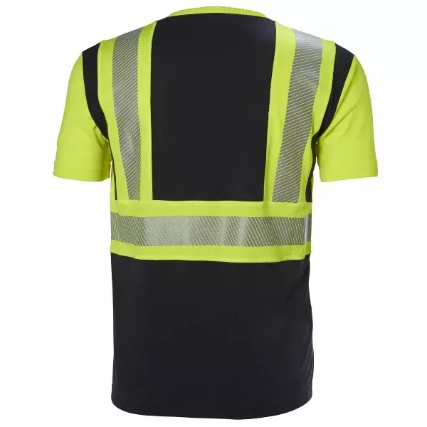 T-PAITA 3XL ICU FL.KELT/MUSTA LK1 EN20471 - T-paidat - 8642 - 1
