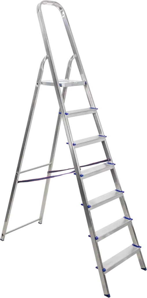 TALOUSTIKAS 7-ASKELMAA ALU 1490MM ALFA - Tikkaat - 2502 - 1