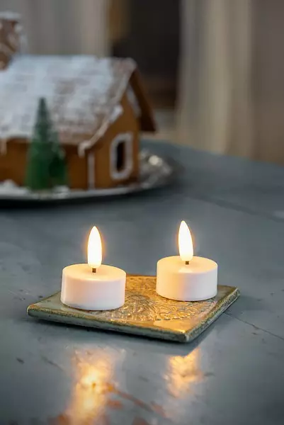 AIRAM ROOSA NAUHA LED-MINIKYNTTILÄ 4KPL - Jouluvalot ja kausivalot - 9412 - 2