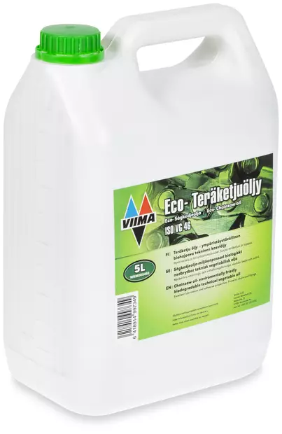 ECO-TERÄKETJUÖLJY WKM00546E VIIMA 5L ISO VG46 - Pienkonepolttoaineet ja öljyt - 4032 - 1