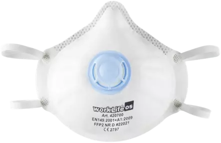 HENGITYSSUOJAIN FFP2 VENTTIILILLÄ 12KPL - Hengityssuojaimet - 2812 - 1