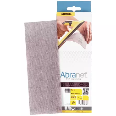 HIOMAPAPERI 80X230MM P120 ABRANET 3KPL - Käsihiomatarvikkeet - 1242 - 1