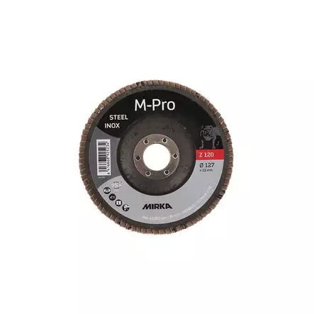 LAMELLILAIKKA 127X22 MIRKA M-PRO INOX ZIR 40 - Hiomalaikat - 8252 - 1