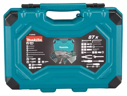 MAKITA TYÖKALU-JA TARVIKESARJA 87-OSAA E-08458 - Työkalusarjat - 9002 - 2