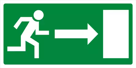 OPASTE JV 300X150 POISTUMISTIE NUOLI OIKEA,MUOVI - Kilvet, opasteet ja liikenteenohjaus - 972 - 1