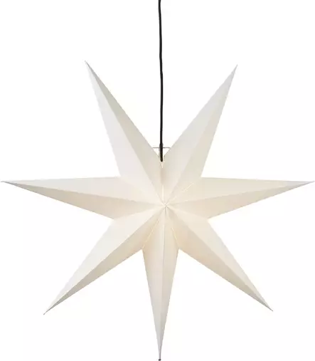PAPERITÄHTI FROZEN 70CM VALKOINEN - Jouluvalot ja kausivalot - 9712 - 1