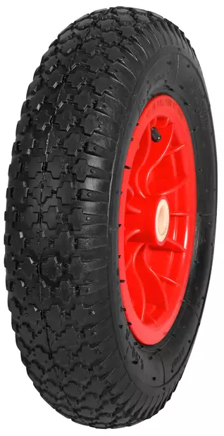 PYÖRÄ 4.00X8/4 MUOVI/LIUKUL. TÄYDELLINEN - Kalustepyörät - 2642 - 1