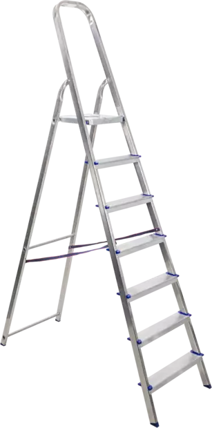 TALOUSTIKAS 7-ASKELMAA ALU 1490MM ALFA - Tikkaat - 2502 - 1