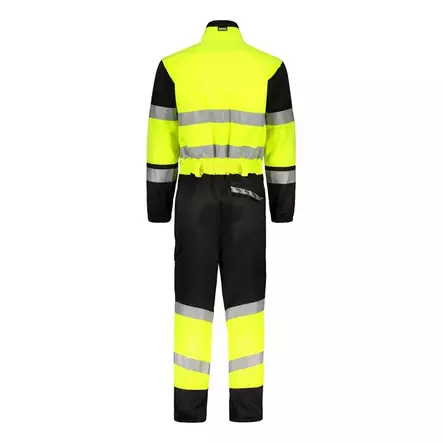 TURVA KOKOHAALARI 60381 KELTA/MUSTA 3XL KOKO - Työhaalarit - 8832 - 2