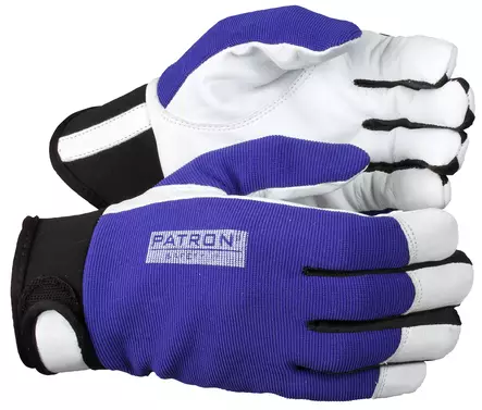 TYÖKÄSINEET 11 NAHKAA TARRARANNEKE VUORI - Talvityökäsineet - 1532 - 1