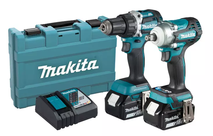 AKKUKONESARJA 18V LXT DLX2410G DDF484+DTW300+2KPL 6AH AKKU+DC18RD - Akkukonesarjat - 5273 - 1