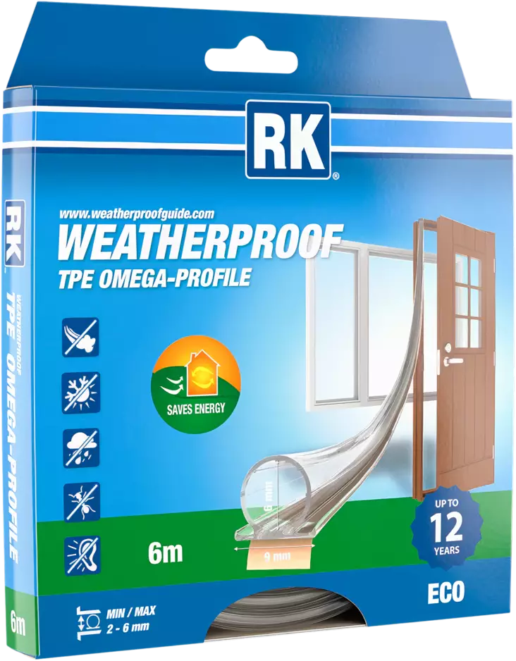 IKKUNA- JA OVITIIVISTE O-PROFIILI 7MM X 6M KIRKAS - Ikkuna- ja ovitiivisteet - 1563 - 1