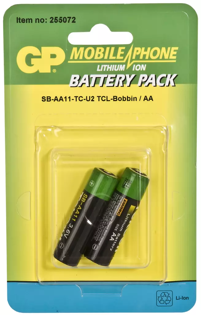 KOIRATUTKAPARISTO 3,6V SB-AA11 LI-ION 2KPL - Paristot - 1073 - 1