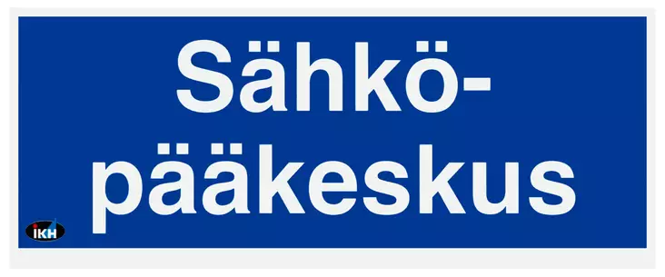 OPASTE 200X80 SÄHKÖPÄÄKESKUS, MUOVI - Kilvet, opasteet ja liikenteenohjaus - 1413 - 1