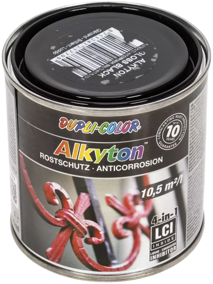 RUOSTEENESTOMAALI MUSTA RAL9005 250ML - Ruosteenesto ja ruostesuojaus - 2553 - 1