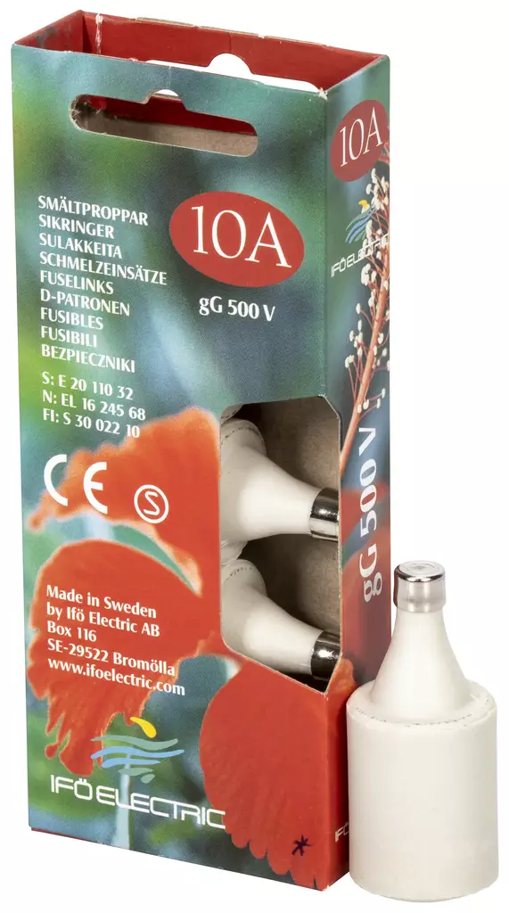 SULAKE 10A 5 KPL - Sähköasennustarvikkeet, rasiat ja sulakkeet - 393 - 1