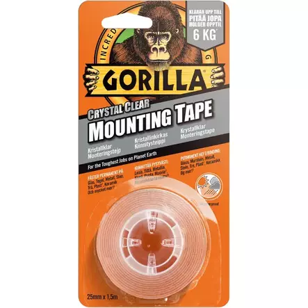 GORILLA-ASENNUSTEIPPI 25MM X 1,5M - Asennus- ja kiinnitysteipit - 8883 - 1