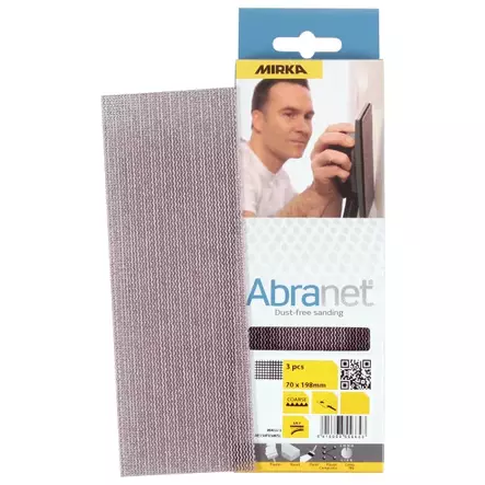 HIOMALIUSKA 70X198MM K80 MIR1465 MIRKA ABRANET 3KPL - Käsihiomatarvikkeet - 6203 - 1
