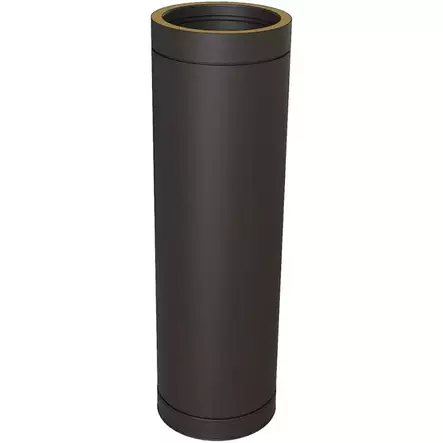 JEREMIAS TAKKAPIIPUN JATKO-OSA 1000mm / ø 150mm MUSTA - Savupiiput - 7033 - 1