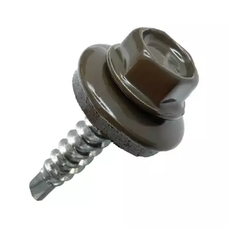 KATERUUVI RR32 4,8X28MM PORAKÄRKI TUMMANRUSKEA 250KPL - Kateruuvit - 5843 - 1