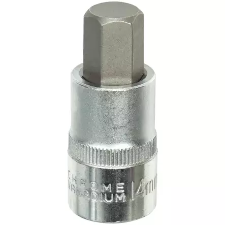 KUUSIOKOLOKÄRKIHYLSY 1/2" S2 14MM - Kuusiokoloavaimet - 1283 - 1