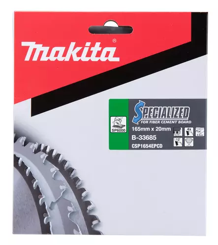 MAKITA PYÖRÖSAHANTERÄ KIVIKUITULEVYLLE 165X20X2,3 Z4 B-33685 - Pyörösahanterät - 8933 - 2