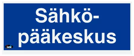 OPASTE 200X80 SÄHKÖPÄÄKESKUS, MUOVI - Kilvet, opasteet ja liikenteenohjaus - 1413 - 1