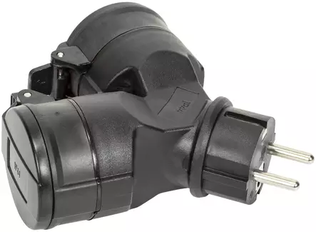 PISTORASIAJAKAJA IP44 AM0058 2-OSAINEN - Pistorasiat ja kytkimet - 3973 - 1