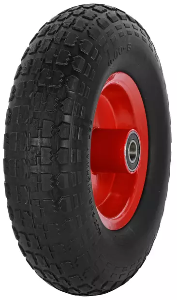 PYÖRÄ TÄYD. 4.00x6 PUHKEAMATON METAL/KUULALAAK. - Kalustepyörät - 2153 - 1