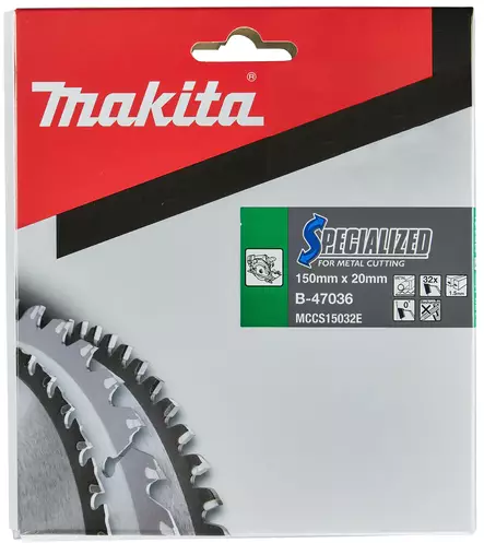 PYÖRÖSAHANTERÄ 150X20MM 1,5MM B-47036 MAKITA Z-32 METALLI - Sahanterät ja tarvikkeet - 93 - 2