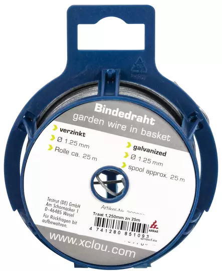 RAUTALANKA 1,25MM X25M FIX1038 SINKITTY - Rautalangat ja sidontalangat - 4493 - 1