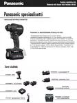 PANASONIC 18V AKKUPORAKONESETTI 2x5Ah akku, laturi, salkku - Akkukonesarjat - 9493 - 4