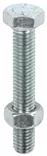 PULTTI M4X30 8.8 10KPL DIN933 + MUTT. M4 DIN934 - Pultit - 2273 - 1