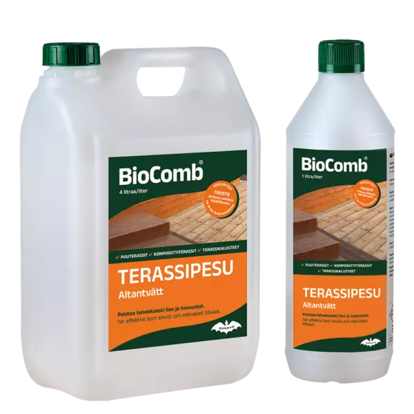 BIOCOMB TERASSIPESU 5L SOKEVA - Maaliohenteet ja pesuaineet - 8204 - 1