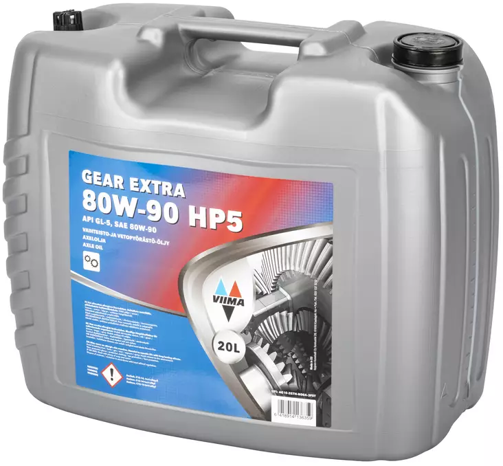 GEAR EXTRA 80W-90 HP5 20L API GL-5 - Vaihteistoöljyt ja peräöljyt - 264 - 1