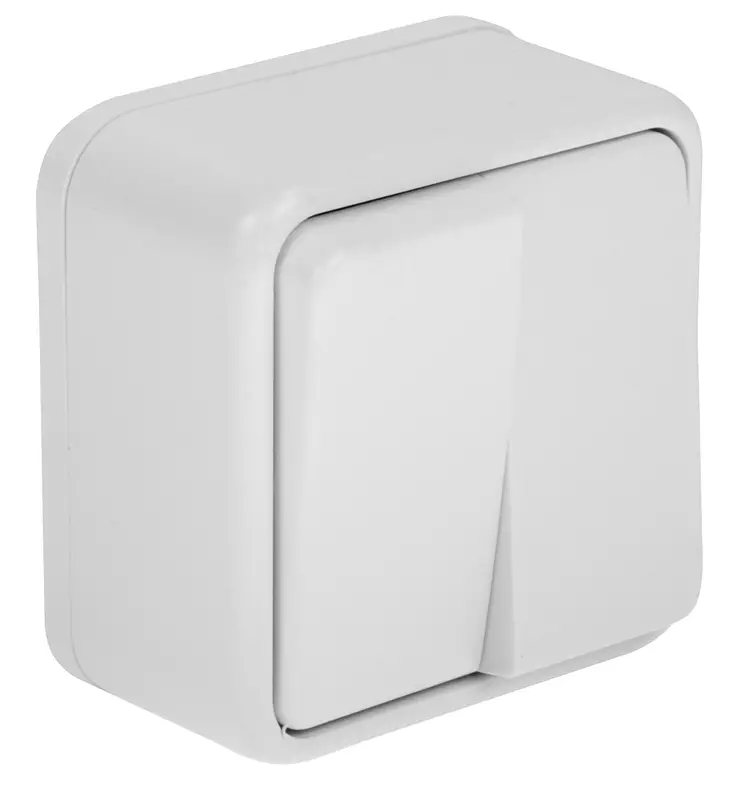 KYTKIN 2-OSAINEN PINTA-ASENNUS - Pistorasiat ja kytkimet - 4114 - 1