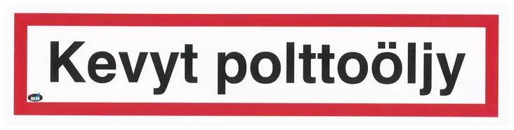 OPASTE KEVYT POLTTOÖLJY 200X50 TARRA - Kilvet, opasteet ja liikenteenohjaus - 834 - 1