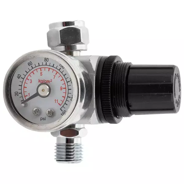 PAINEENSÄÄDIN MITTARILLA 1/4" IKH8058 - Paineilmakompressorien tarvikkeet - 3264 - 1