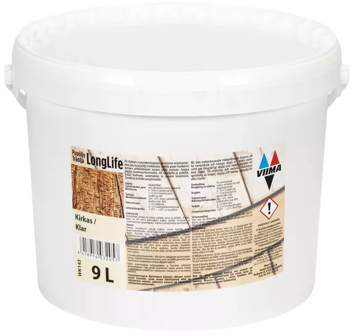 PYYÖLJY 9L VÄRITÖN VIIMA LONGLIFE - Puuöljyt ja terassiöljyt - 3764 - 1
