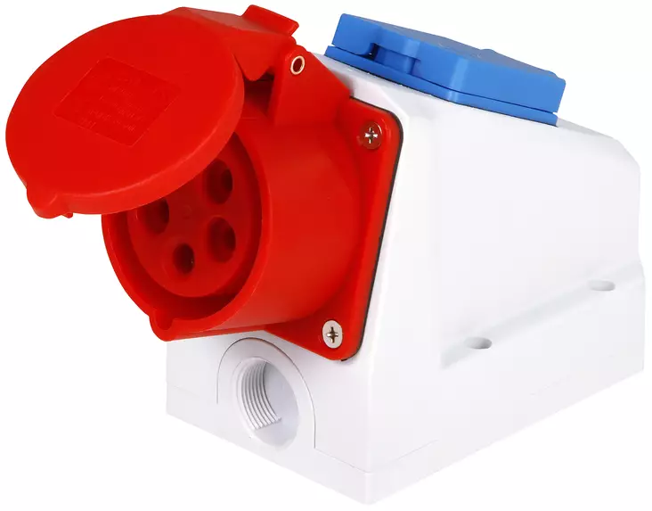 SEINÄRASIA VOIMAVIRTA 400V/230V 16A - Pistorasiat ja kytkimet - 324 - 1