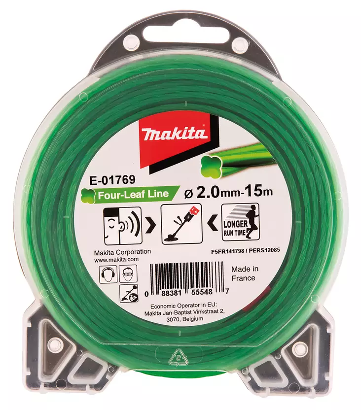 SIIMA 2,0MM 15MM E-01769 MAKITA NELIAPILA VIHREÄ - Raivaussahat ja trimmerit - 5264 - 1