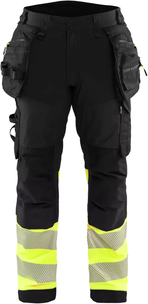 SOFTSHELL HOUSUT RT HI-VIS C52 1821-2513-9933 MUST - Työhousut - 2144 - 1