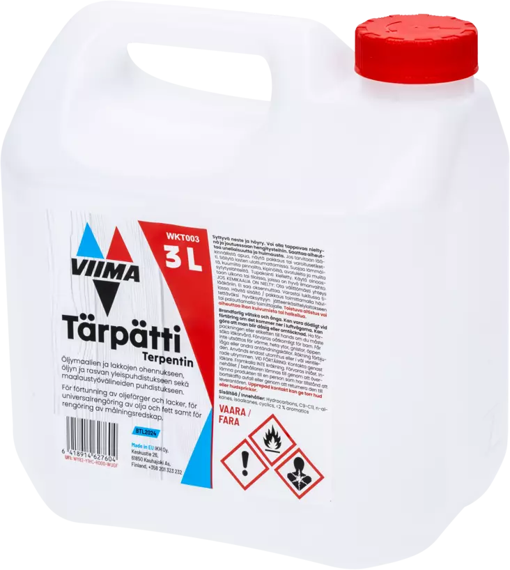 TÄRPÄTTI 3L - Maaliohenteet ja pesuaineet - 2454 - 1