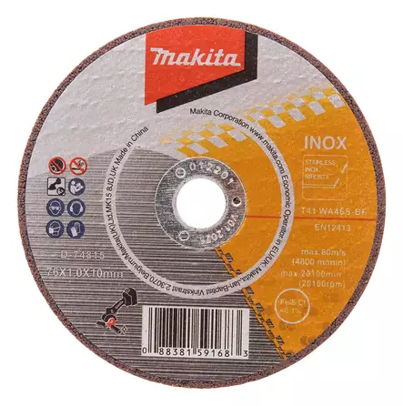 MAKITA KATKAISULAIKKA METALLI/RST 76X1MM 5KPL D-74815-5 - Katkaisulaikat - 8964 - 1