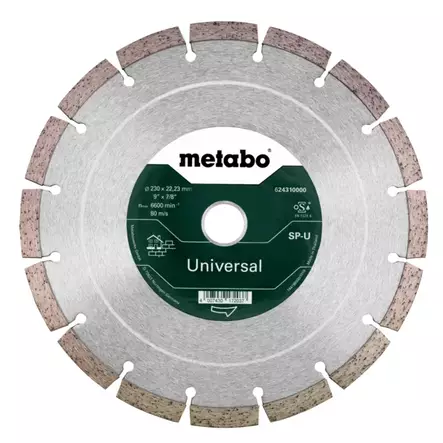 METABO TIMANTTIKATKAISULAIKKA - SP - U, 230 x 22,23 mm 624310000 - Katkaisulaikat - 7544 - 1